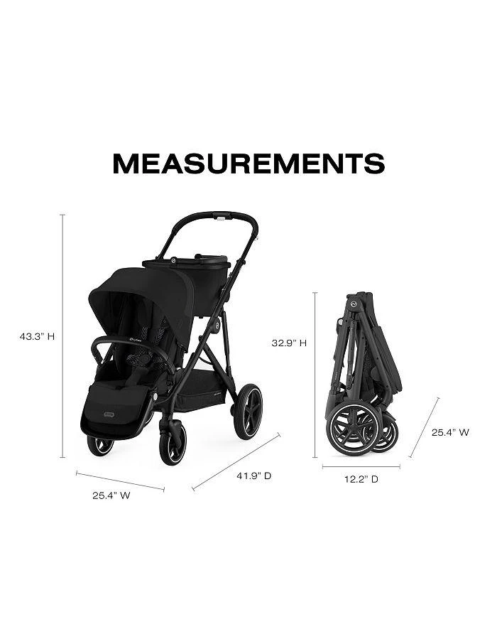 Cybex Gazelle S Stroller + Cloud G Pro Travel System 5