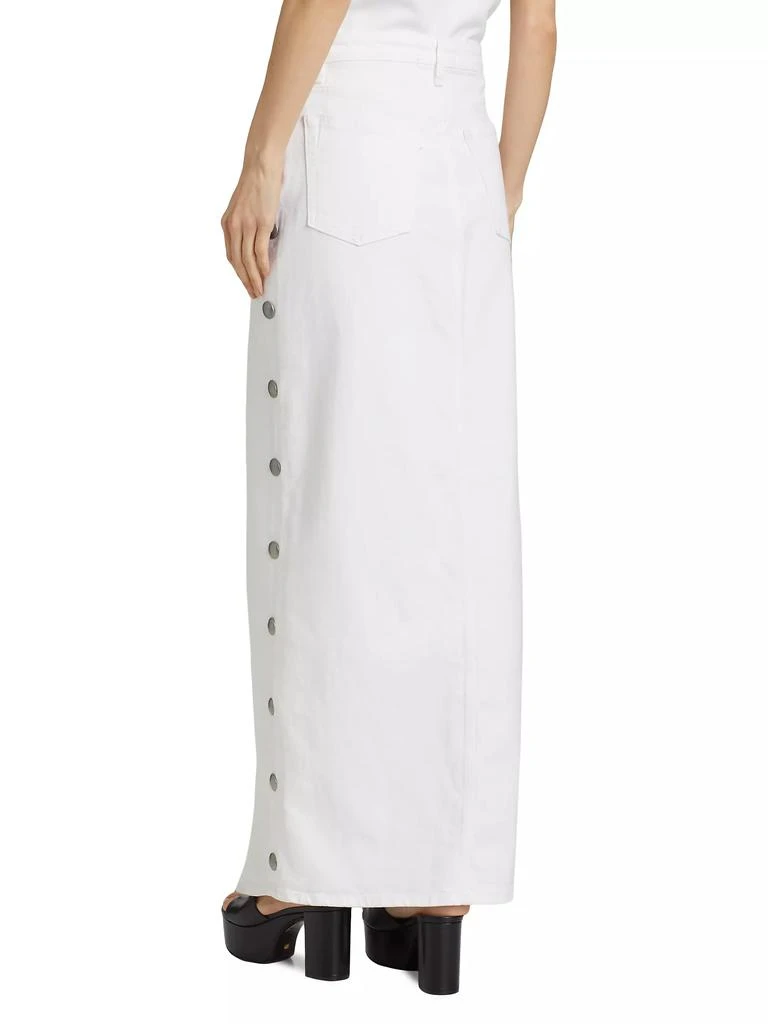 3 X 1 Elizabella Studded Denim Maxi Skirt 5