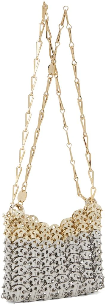 Rabanne Silver & Gold Iconic Nano 1969 Skyline Bag 2