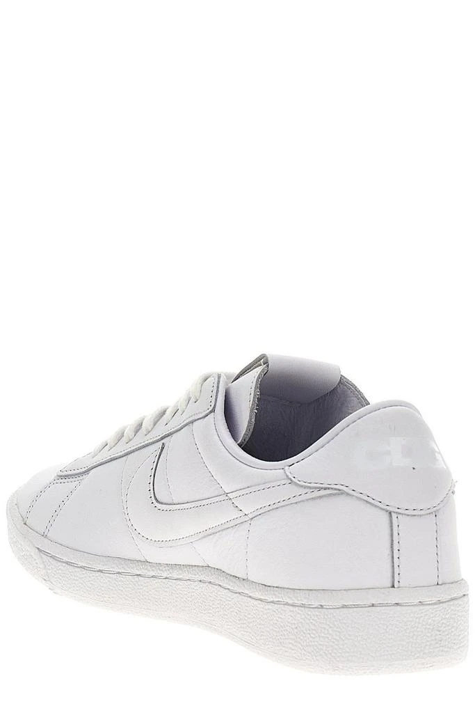 Black Comme des Garçons Black Comme des Garçons X Nike Swoosh Logo Lace-Up Sneakers 3