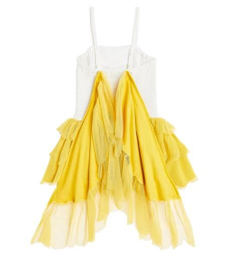 Stella McCartney Embroidered ruffled tulle dress 4