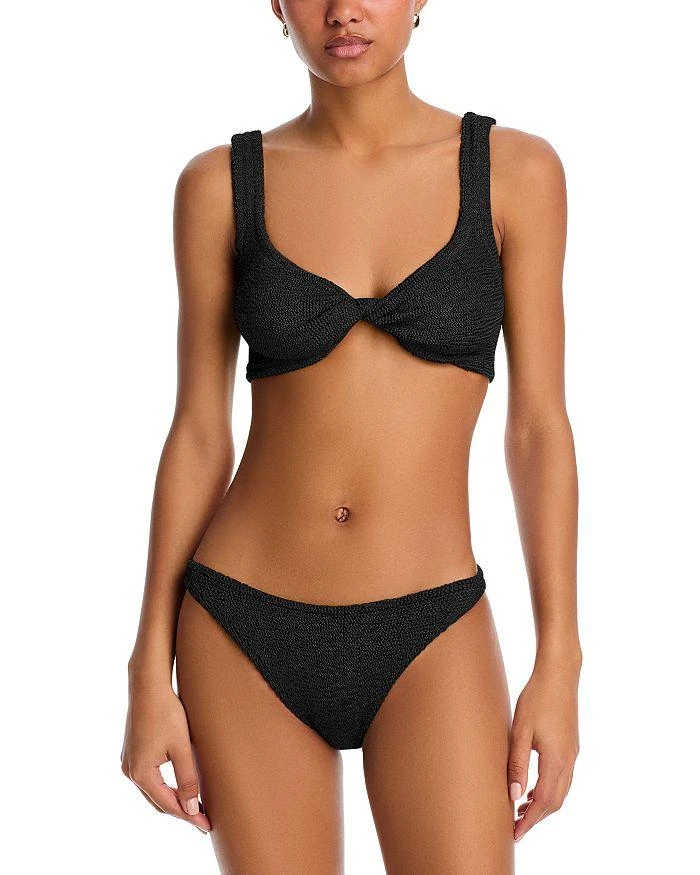 Hunza G Juno Crinkle Bikini Top & Bottoms Set 1