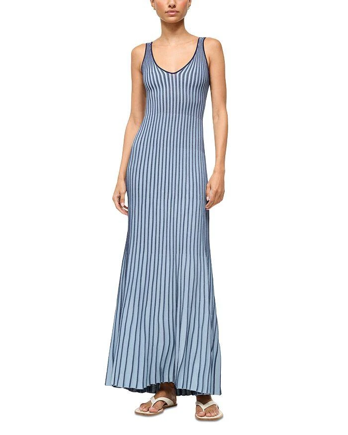 blue cheese dressing buffalo wild wings Staud Avril Maxi Dress, 0 / Blue
