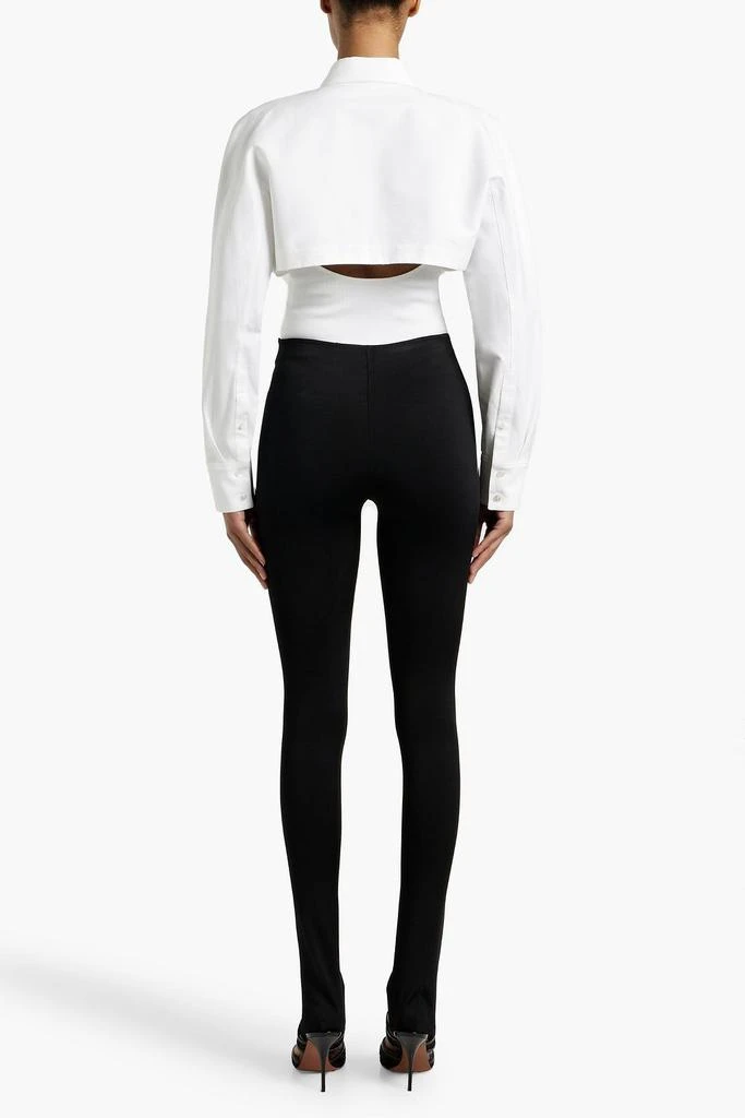 Alaïa Stretch-jersey stirrup leggings 3