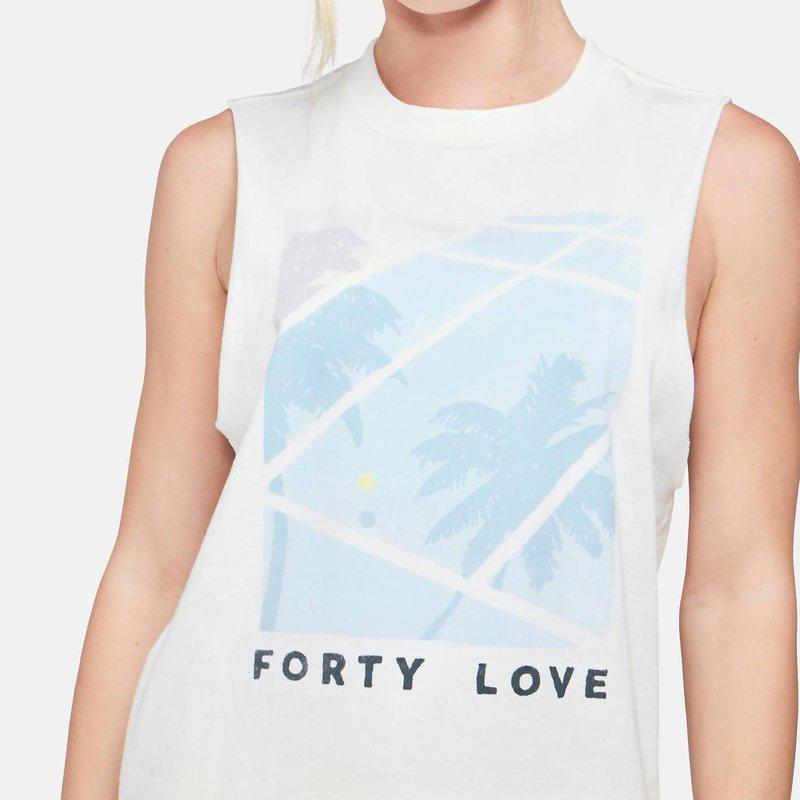 Wildfox Forty Love Riley Tank Top