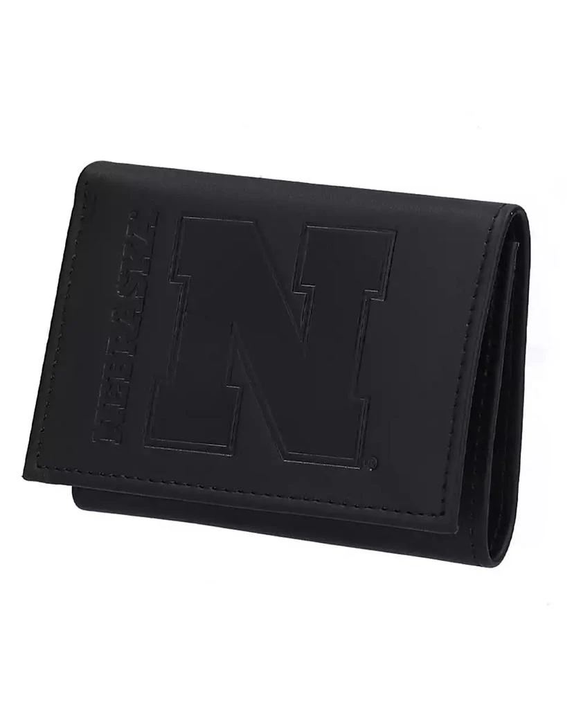 Evergreen Enterprises Men's Black Nebraska Huskers Hybrid Tri-Fold Wallet