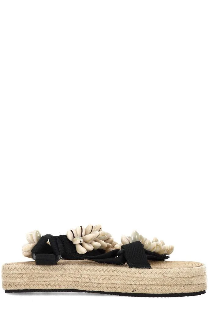 Arizona Love Arizona Love Raffia Shell Sandals 1