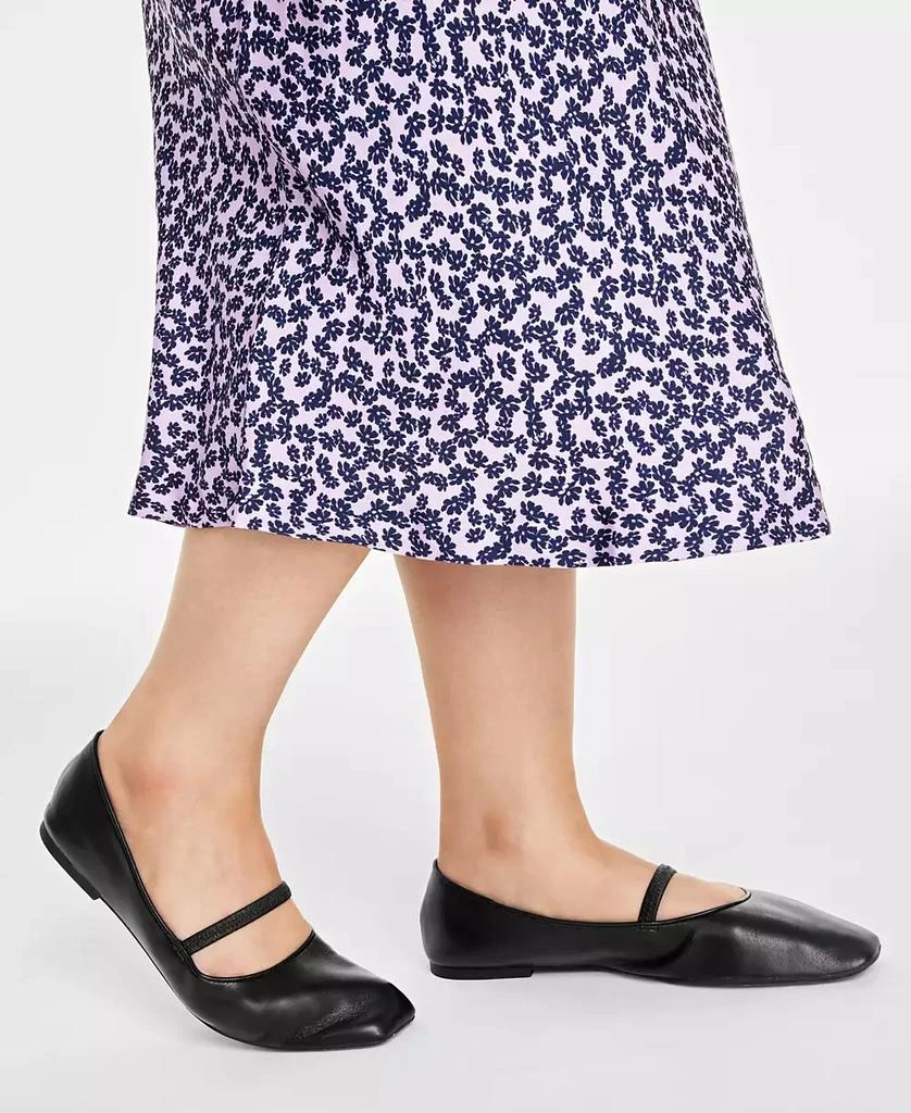 On 34th Nessa Square-Toe Mary Jane Flats, Created for Macy's 2