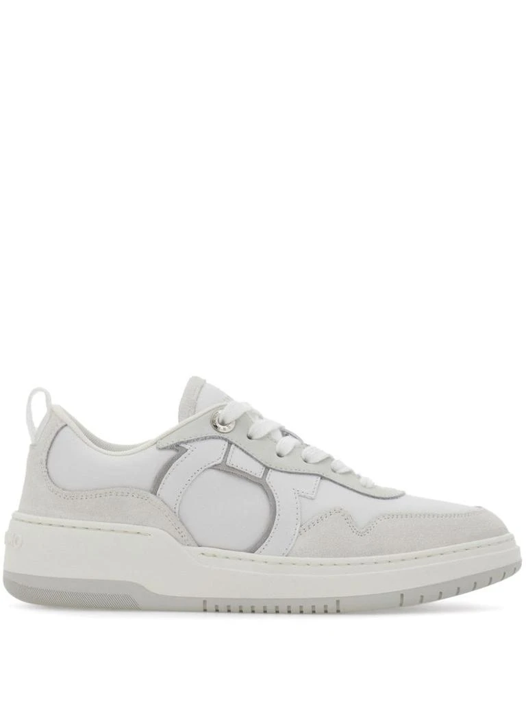 Ferragamo FERRAGAMO - Gancini Leather Sneakers 1