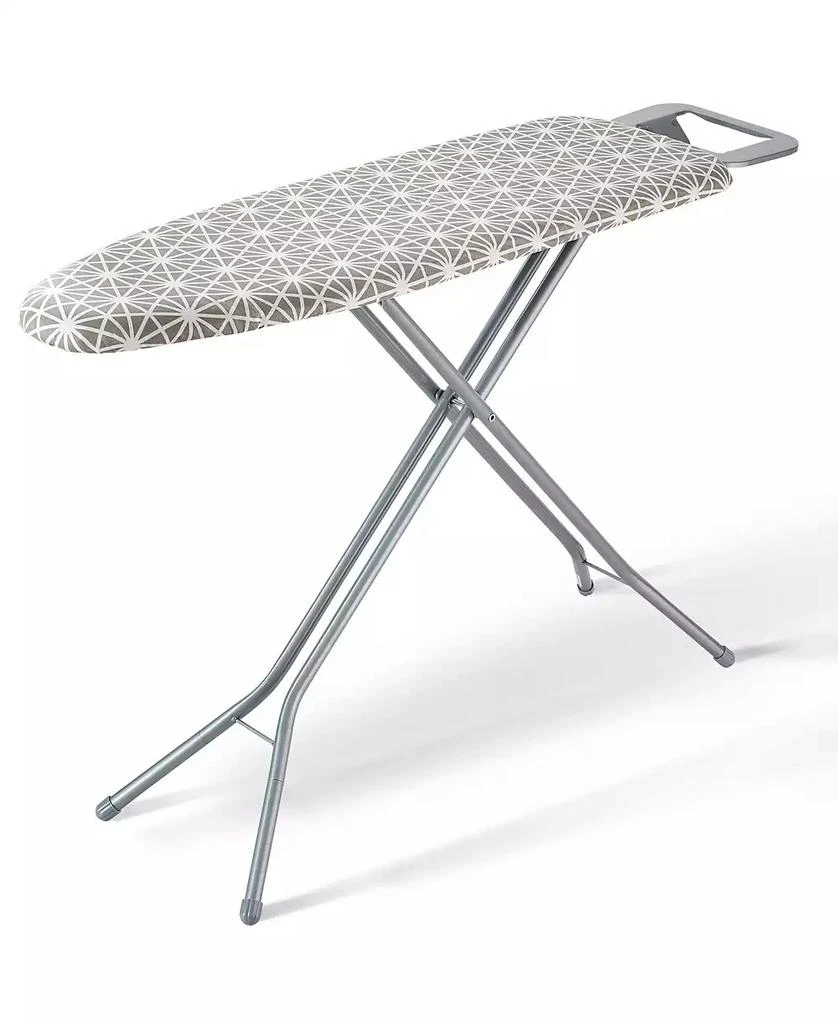 Ecooso Ironing Board with Large Surface, 4-Layer Thick Design, Heat-Resistant Cotton Cover, 7 Adjustable Heights for Home Laundry
