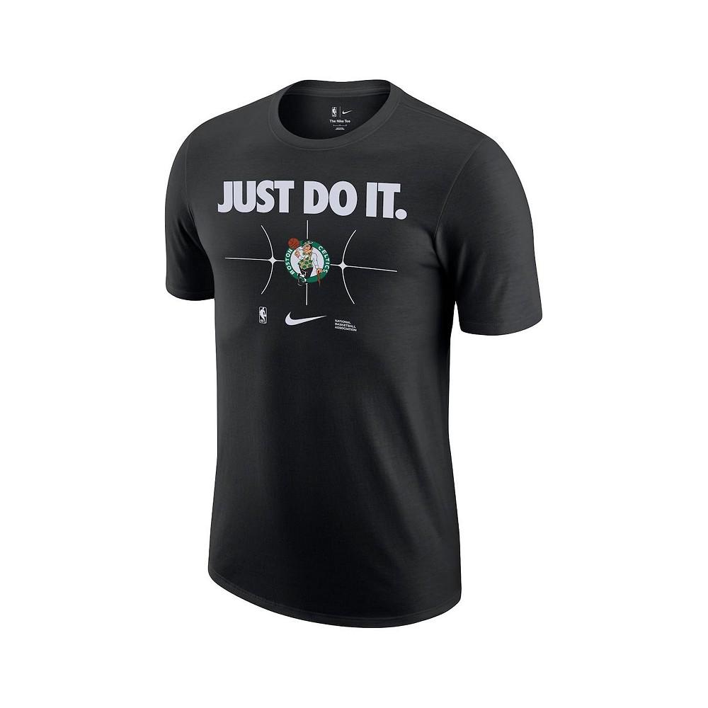 Nike Men's Black Boston Celtics Just Do It T-shirt