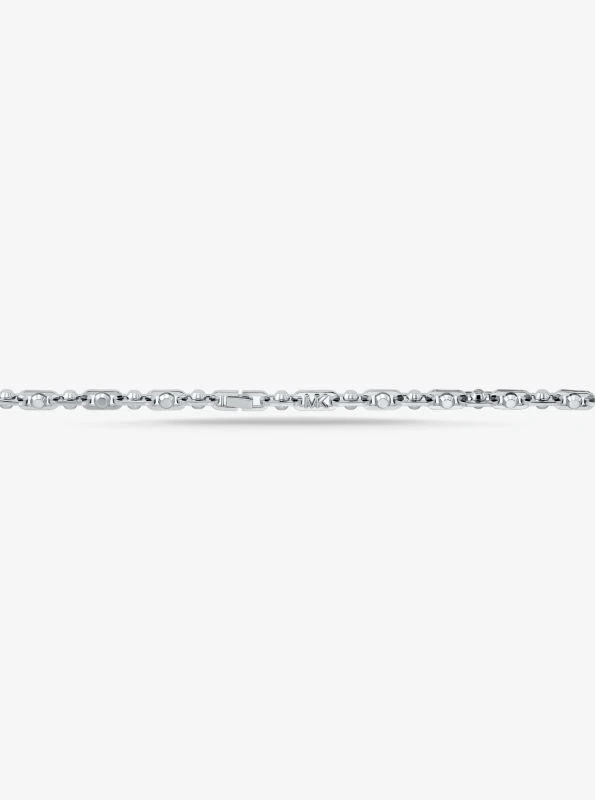 Michael Kors Astor Link Medium Precious Metal-Plated Brass Necklace 2