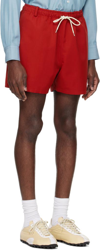 Auralee Wool Max Canvas Shorts Black | END. (AR)