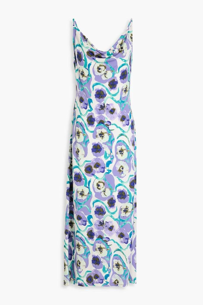 Diane von Furstenberg Alik printed jersey midi dress 1