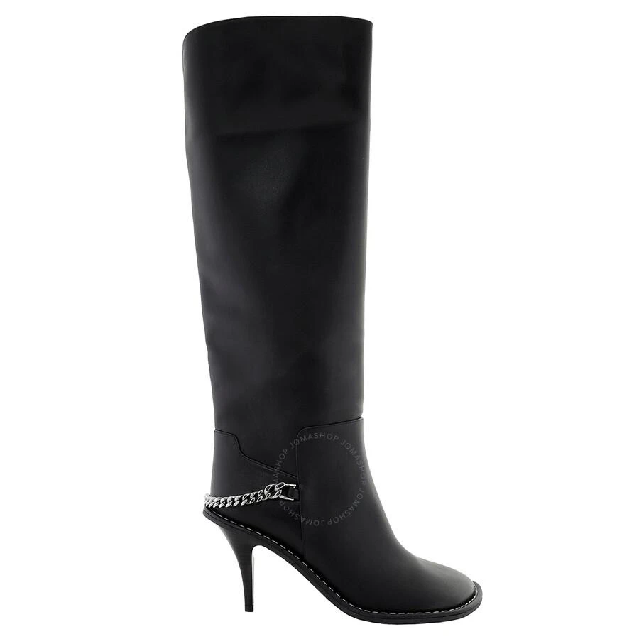Stella McCartney Ladies Black Ryder Knee-High Stiletto Boots 1