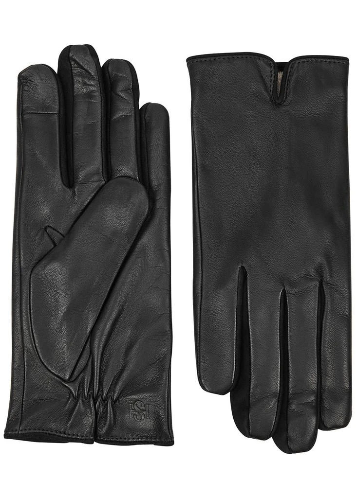 HANDSOME STOCKHOLM Essentials leather gloves