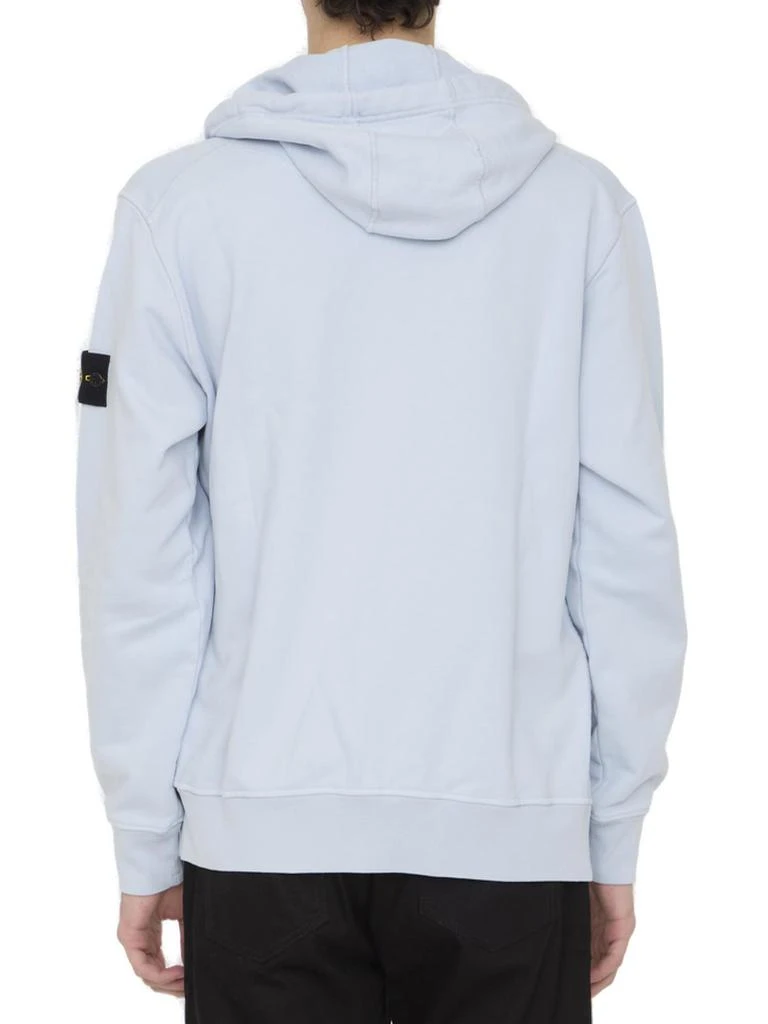 Stone Island Stone Island Logo Patch Zipped Hoodie 2