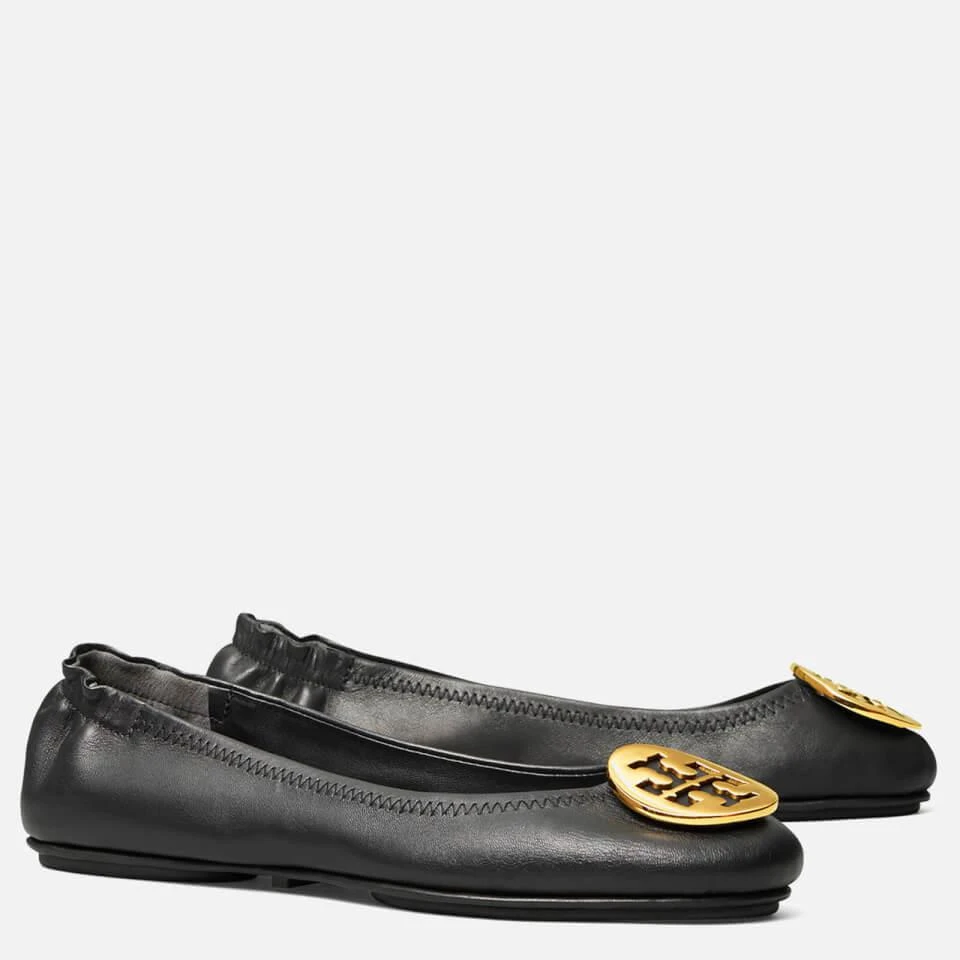 Tory Burch TORY BURCH WOMEN'S MINNIE LEATHER BALLET FLATS 3