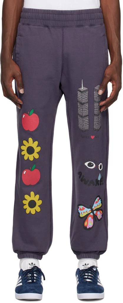 Awake NY Purple Stefan Meier Edition Lounge Pants 1