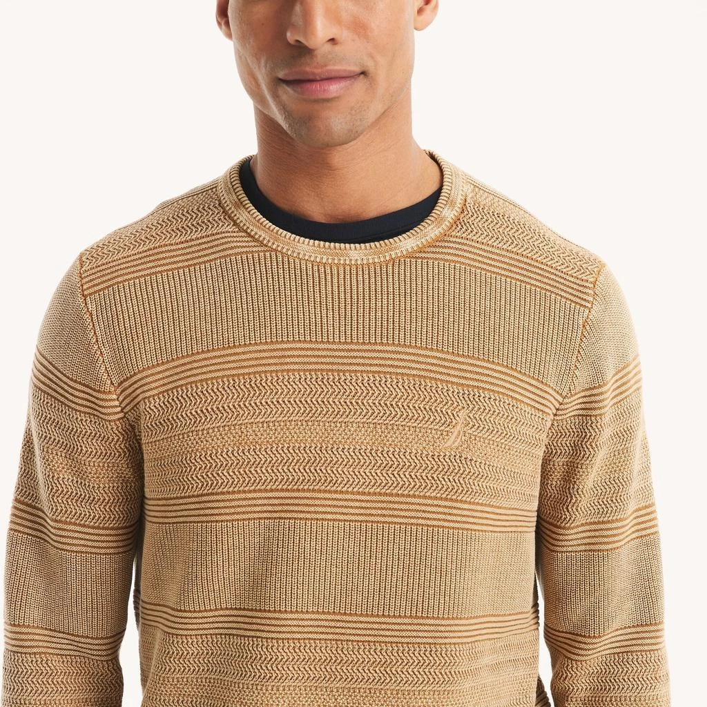 Nautica Mens Stonewashed Crewneck Sweater 2