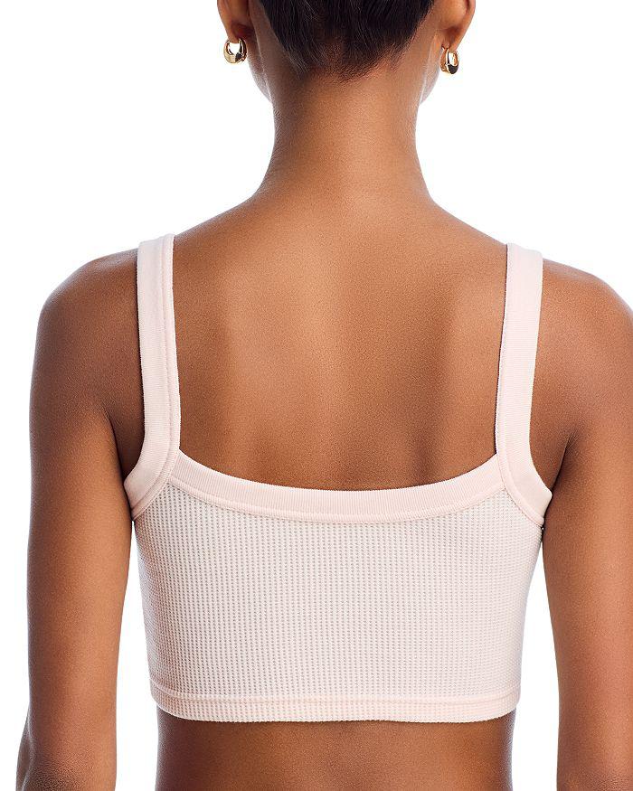 Alexander Wang Cropped Waffle Cami Tank