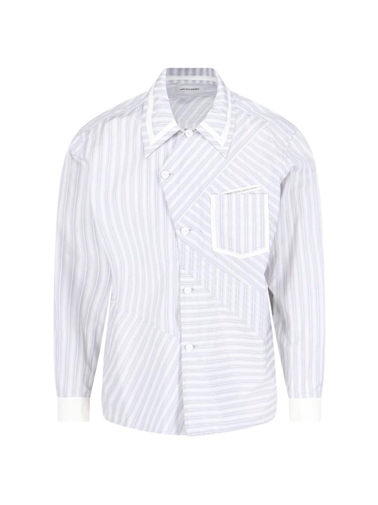 Kiko Kostadinov Kiko Kostadinov Striped Patchwork Shirt