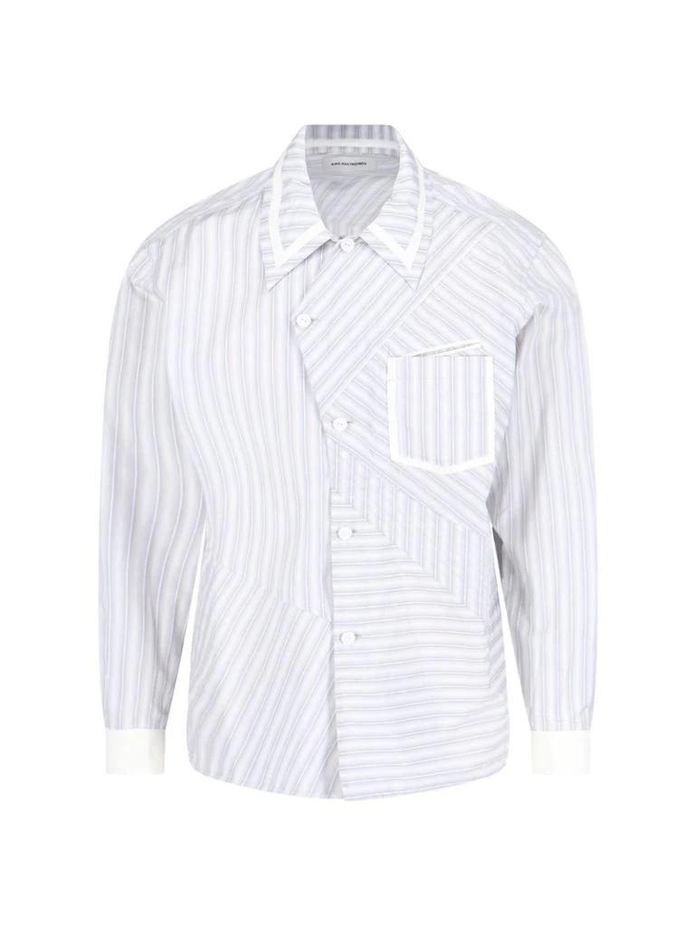 Kiko Kostadinov Kiko Kostadinov Striped Patchwork Shirt 1