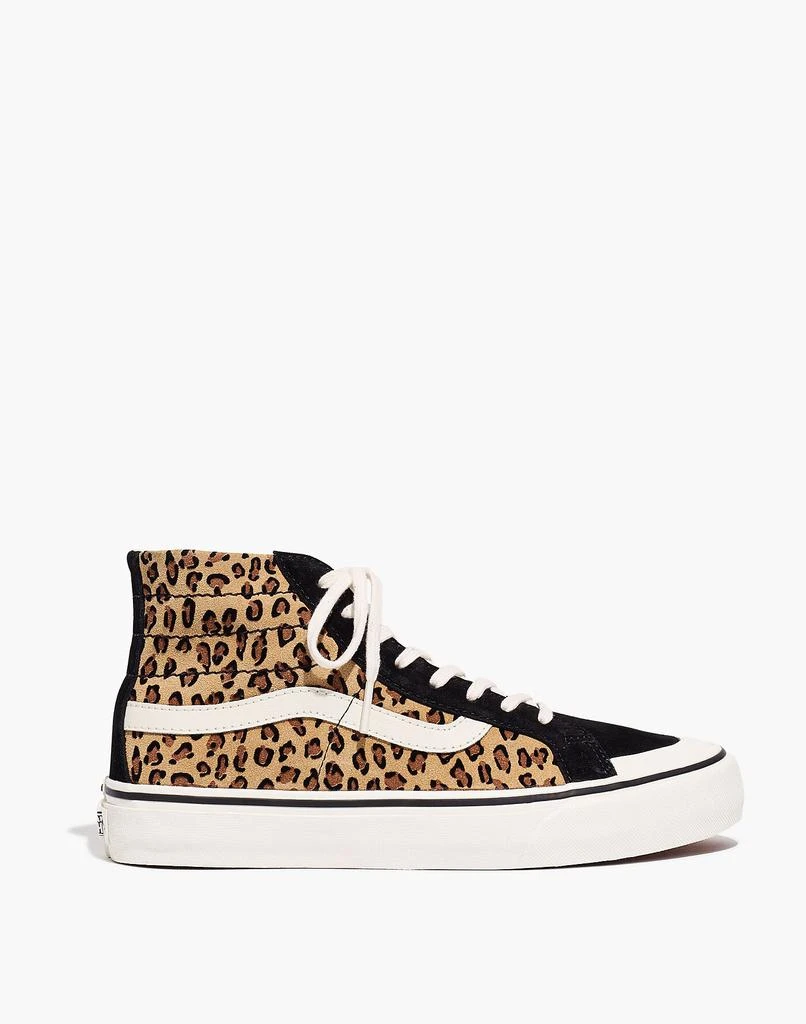 Vans Unisex SK8-Hi 138 Decon SF High-Top Sneakers in Leopard Colorblock Suede 2