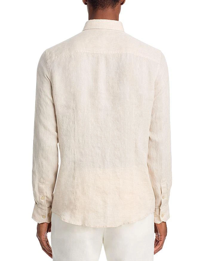 The Men's Store at Bloomingdale's Tonal Stitch Standard Fit Linen Shirt - Exclusive 4