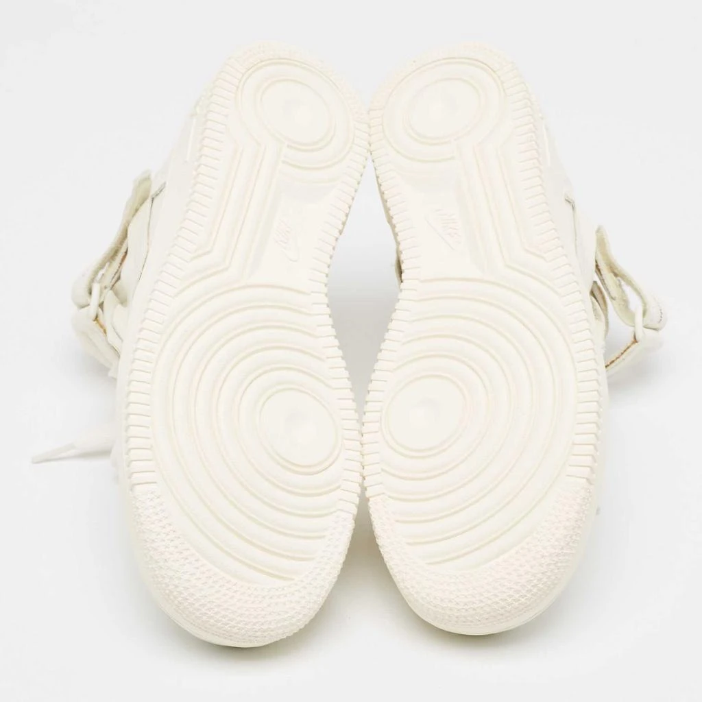 NIKE Nike Air Force  White Leather Air Force1 Mid Comme Sneakers Size 42.5 6