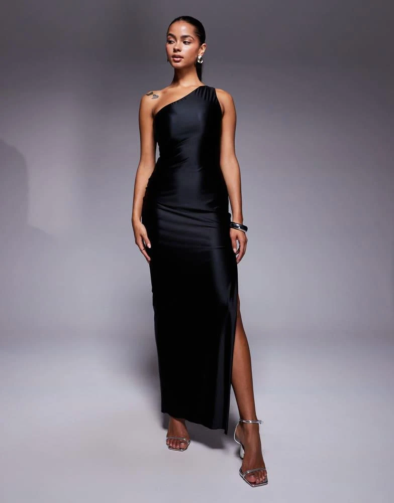strapless open back dress Nelly Luxe Dress – TrenBee main image 1