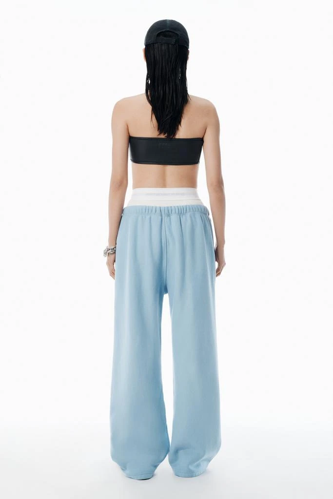 Alexander Wang Light Blue Pre-Styled Sweatpants 4