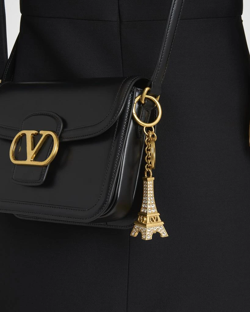 Valentino VLOGO Siganture Eiffel Tower Charm Keyring 2