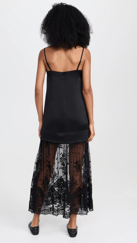 Sea Noa Satin Slip Dress with Lace Skirt 2