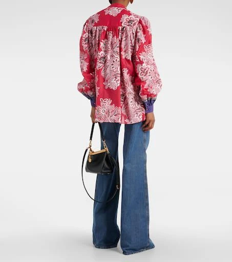 ETRO Printed cotton and silk blouse 3