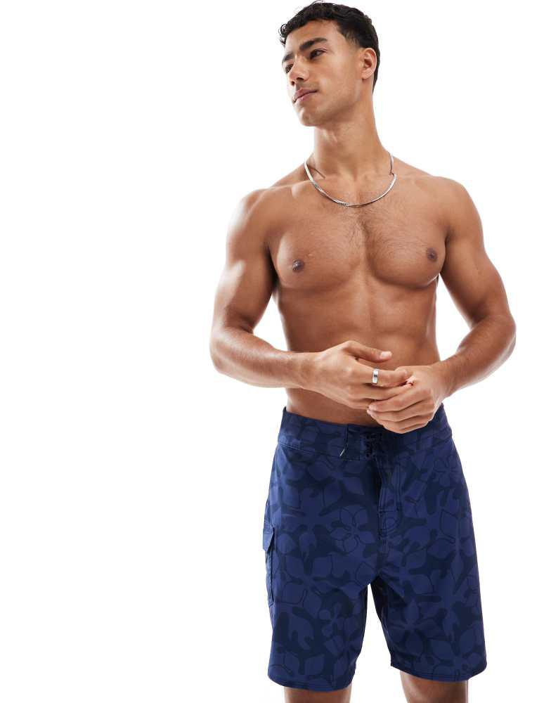 Speedo Speedo Swim shorts lookout print 18'' board shorts in peacoat