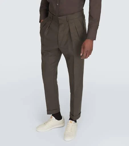 Tom Ford Atticus mohair, wool, and silk tapered pants 3
