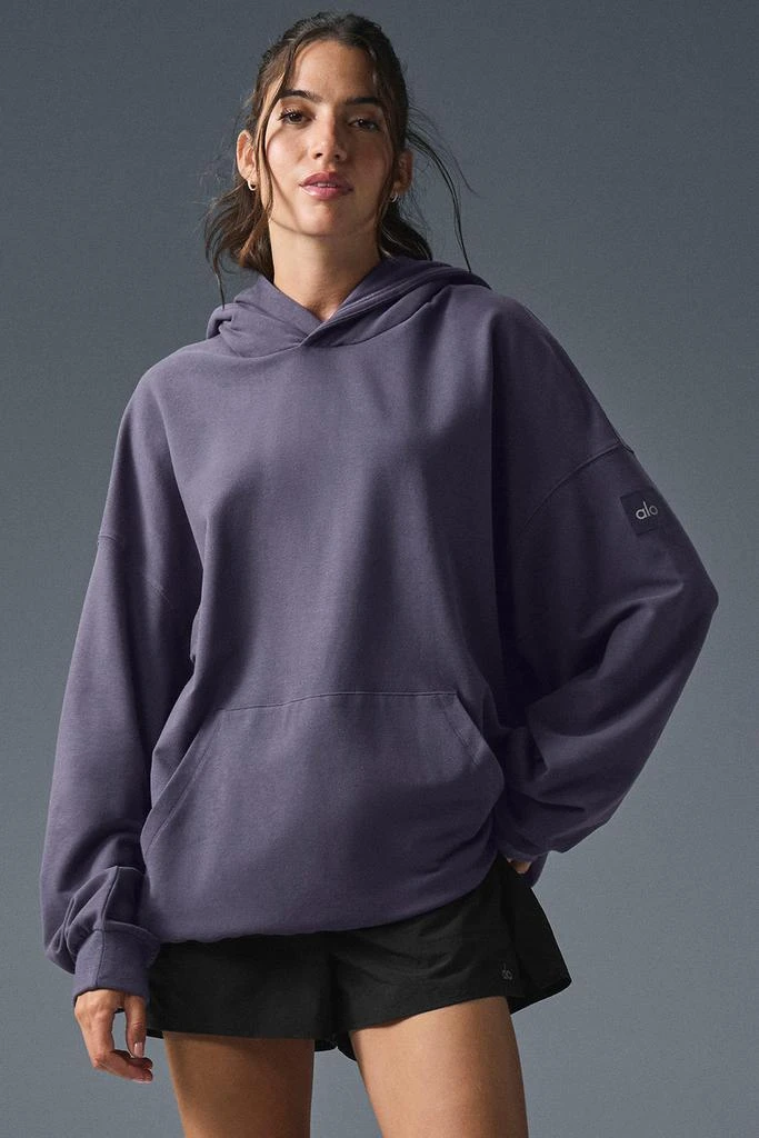Alo Double Take Hoodie - Italian Plum 1
