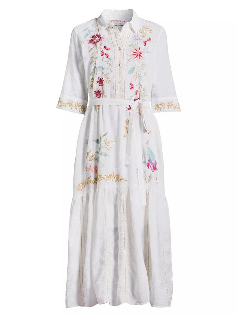 Johnny Was Darcey Embroidered Shirtdress 1