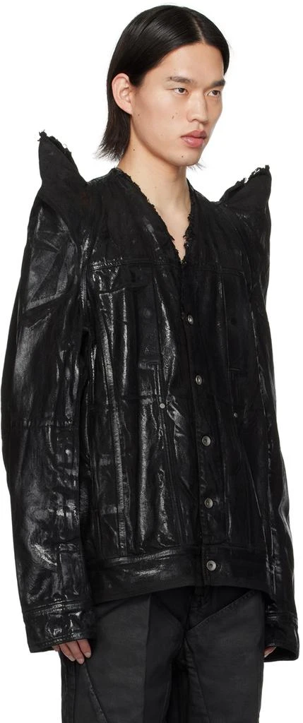Rick Owens Black TEC Worker Denim Jacket 2