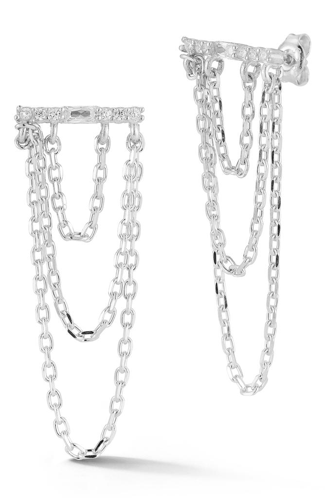 Sphera Milano Chain Front/Back Earrings