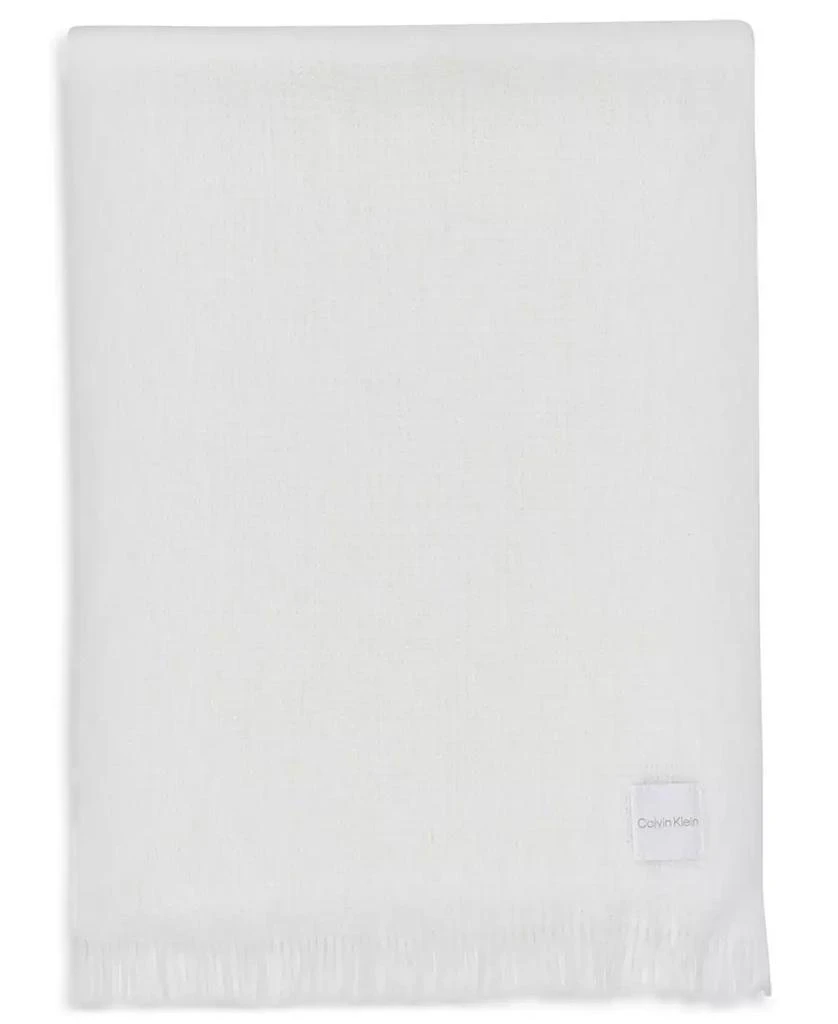 Calvin Klein Super Soft Fringe Detail Scarf 1