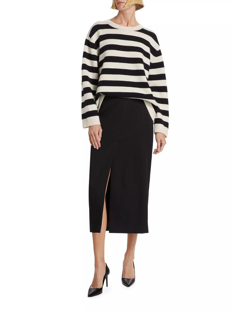 Nili Lotan Trina Striped Cashmere Sweater