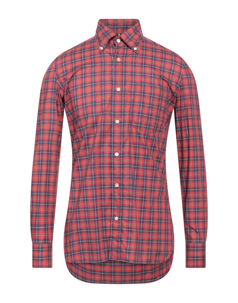 LUIGI BORRELLI NAPOLI Checked shirt 1