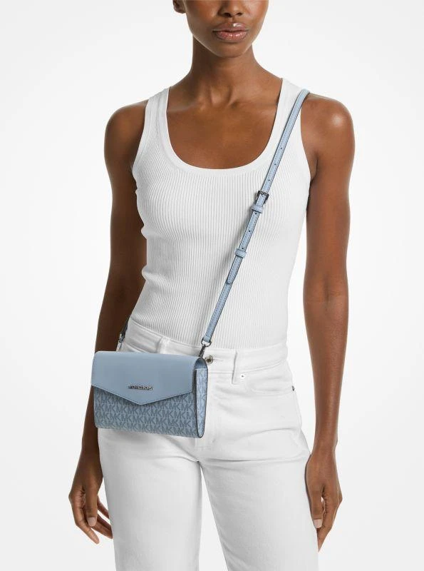 Michael Kors Charlotte Large Leather and Signature Logo 3-in-1 Tote Bag 5