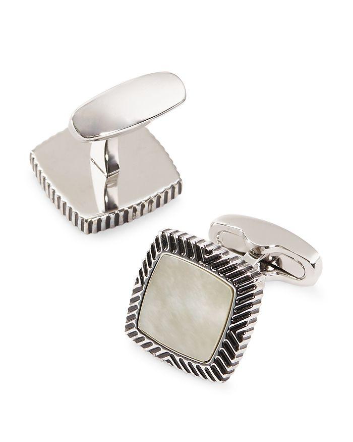 LINK UP Mother of Pearl Square Cufflinks