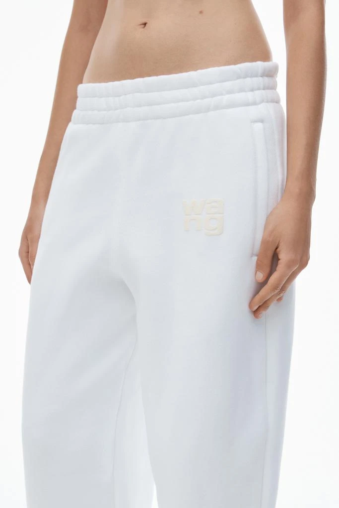 Alexander Wang PUFF LOGO SWEATPANT IN STRUCTURED TERRY 3