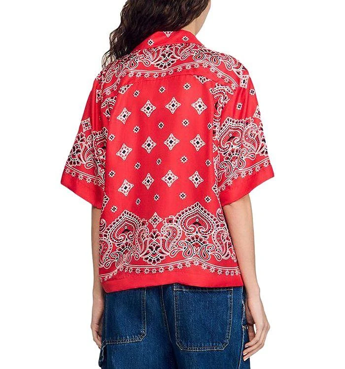 Sandro Bandana Print Shirt 3