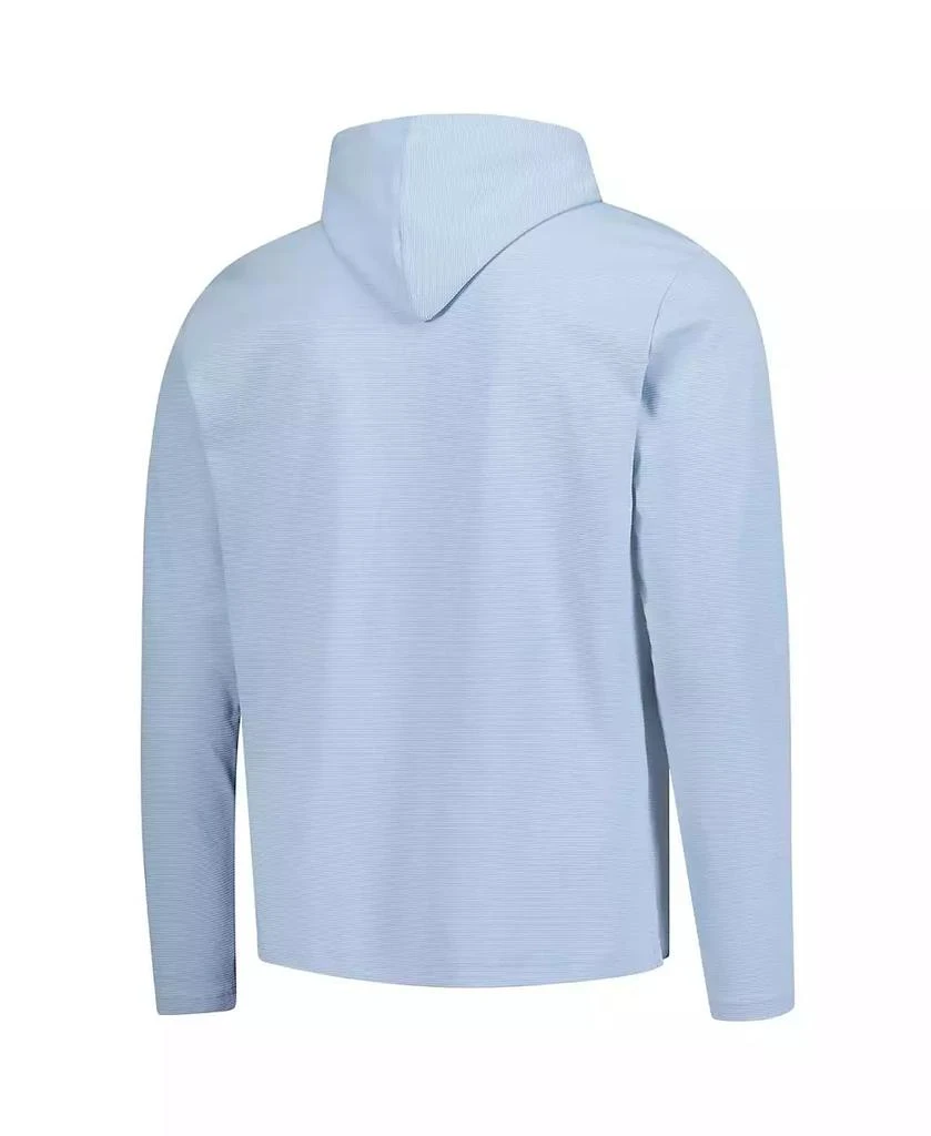 FootJoy Men's Light Blue The Players Ottoman Jacquard Pullover Hoodie 3