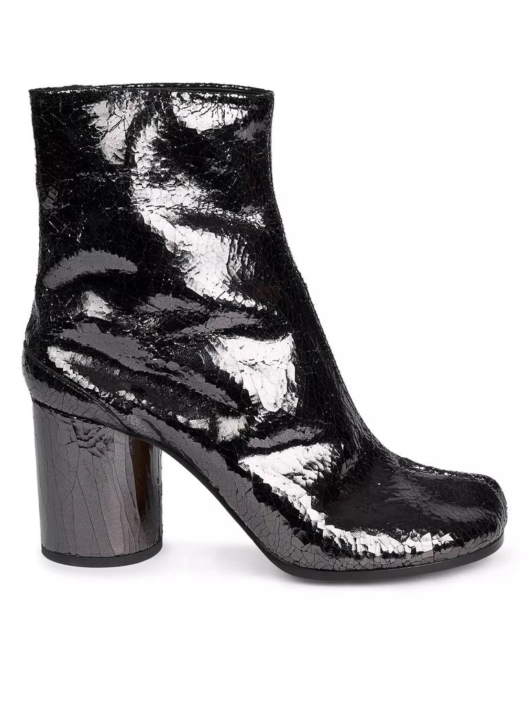 MAISON MARGIELA Tabi 80 Metallic Leather Ankle Boots 1